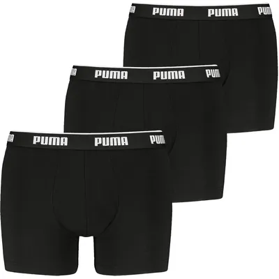 PUMA MEN EVERYDAY BASIC BOXERS 3P – BLACK / BLACK