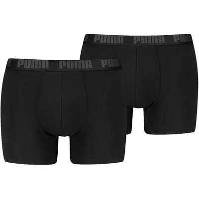 PUMA MEN EVERYDAY BASIC BOXERS 2P – BLACK / PHANTOM