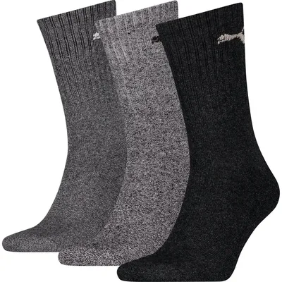 PUMA UNISEX CREW SOCK 3P – ANTHRACITE / GREY