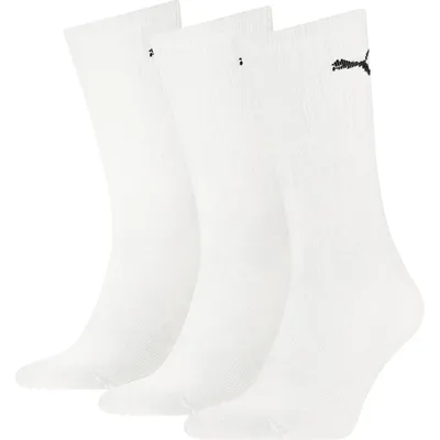 PUMA UNISEX CREW SOCK 3P – Weiß
