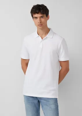 s.Oliver Poloshirt aus Baumwollpiqué – WHITE
