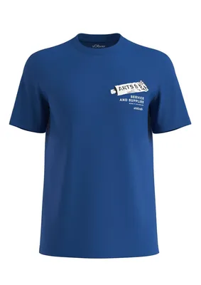 s.Oliver T-Shirt Herren – Blau