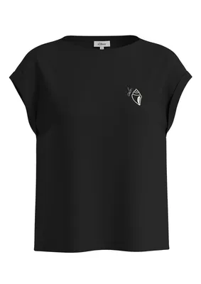 s.Oliver T-Shirt Damen – GREY/BLACK