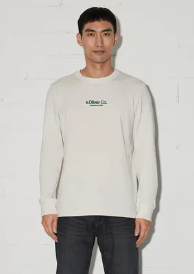 s.Oliver T-Shirt – GREY/BLACK