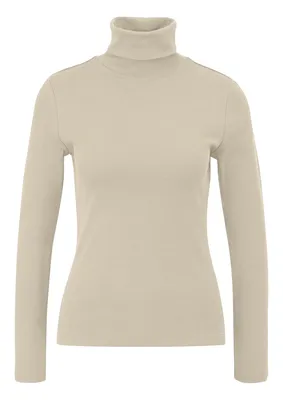 s.Oliver Damen T-Shirt – TAUPE MELANGE