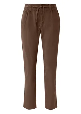 s.Oliver Cordhose mit Elastikbund – BROWN