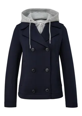s.Oliver Scuba-Jacke mit abnehmbarer Kapuze und Insert – BLUE