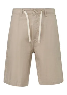 s.Oliver Detroit: Bermuda im Relaxed Fit mit Gürterschlaufen – BROWN