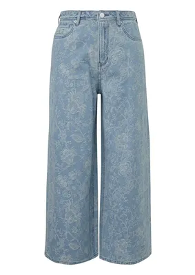 s.Oliver Culotte Jeans Suri / Regular Fit / High Rise / Wide Leg – BLUE