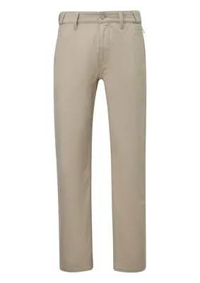 s.Oliver Denver: Chino mit Komfortbund aus Baumwollstretch – Braun