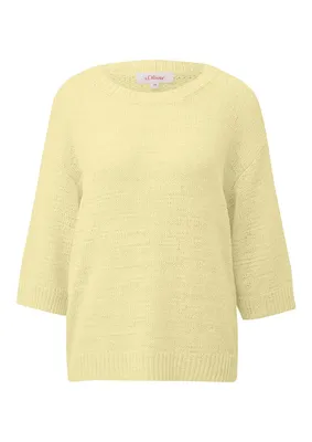 s.Oliver Strickpullover – YELLOW
