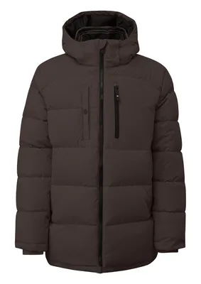 s.Oliver Wärmende Pufferjacke mit abnehmbarer Kapuze – BROWN