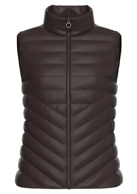 s.Oliver Leichte Basic-Weste – BROWN