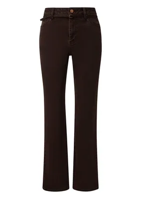 s.Oliver Jeans Karolin / Regular Fit / Mid Rise / Straight Leg – BROWN