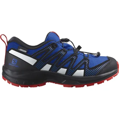 Salomon SHOES XA PRO V8 CSWP J Lapis/Black/Fird – LAPIS BLUE/BLACK/FIER