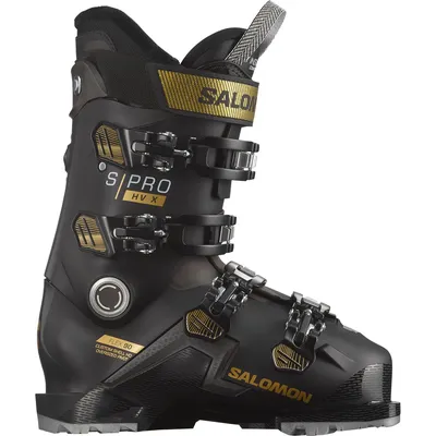 Salomon S/PRO HV X90 GW Skischuh Damen – Black/Beluga/Gold Met.