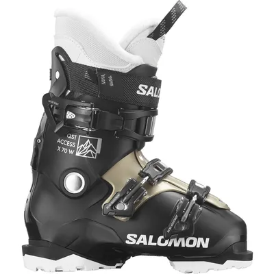 Salomon QST Access X70 GW Skischuh Damen – Black/Light Bronze Met./White