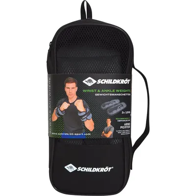Schildkröt Fitness GEWICHTSMANSCHETTE, 2x 1,0kg , (grey) im Carrybag, – KEINE FARBE