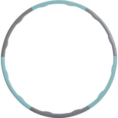 Schildkröt Fitness FITNESS-HOOP  mit Massagewellen, grey-skyblue, Ø 100cm – KEINE FARBE
