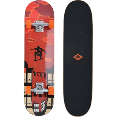 Schildkröt FUN Sports Skateboard KICKER 31´ Red Parkour – Keine Farbe
