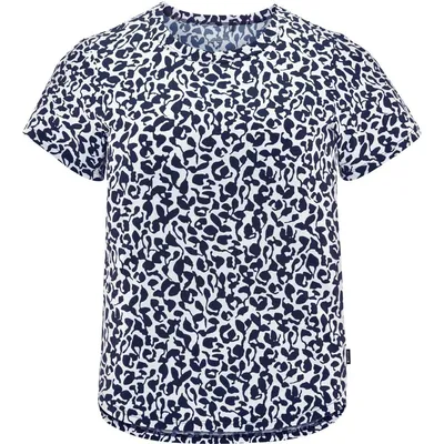 Schneider Sportswear ANABELLW-SHIRT – DUNKELBLAU/WEIß