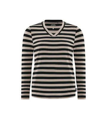 Schneider Sportswear NIAW-LONGSLEEVE – almond/schwarz