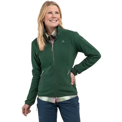 Schöffel Style Ash Fleecejacke Damen – Dunkeljadegrün