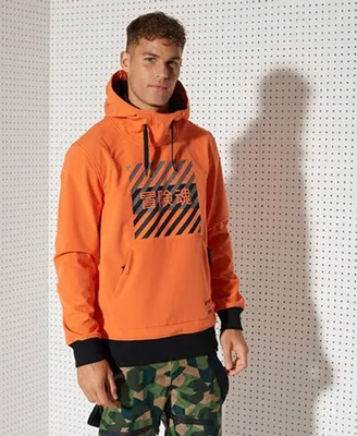 Superdry SNOW TECH HOOD – Havana Orange