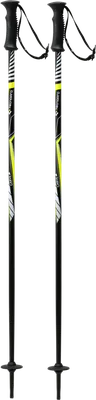 Tecnopro Kinder Alpinskistock XT Carve – SCHWARZ/GELB/WEISS
