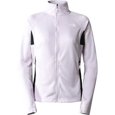 The North Face W AO MIDLAYER FZ - EU – Lavender Fog White Heather-TNF Black Heather