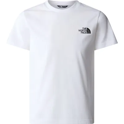 The North Face TEEN SIMPLE DOME REGULAR SS TE – Weiß