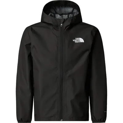 The North Face TEEN ZIPLINE RAIN JACKET – Schwarz