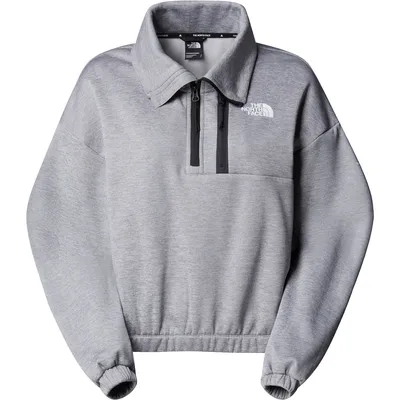 The North Face W MA FLEECE INTEREST 1/4 ZIP – TNF Pale Grey Heather/M