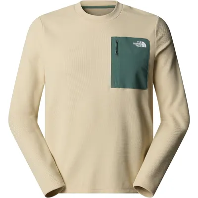 The North Face M KECHA CREW – Gravel-Duck Green