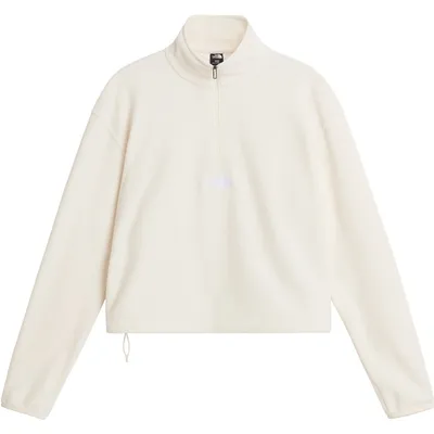 The North Face W NOVELTY LOGO GLACIER 1/4 ZIP – WHITE DUNE