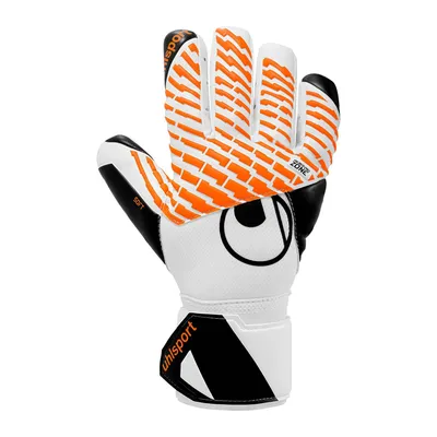 Uhlsport FM Soft HN Comp Torwarthandschuh – WEIß/SCHWARZ/FLUO ORAN