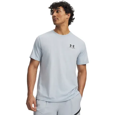 Under Armour Sportstyle Left Chest Kurzarm T-Shirt Herren – BLUE FOG