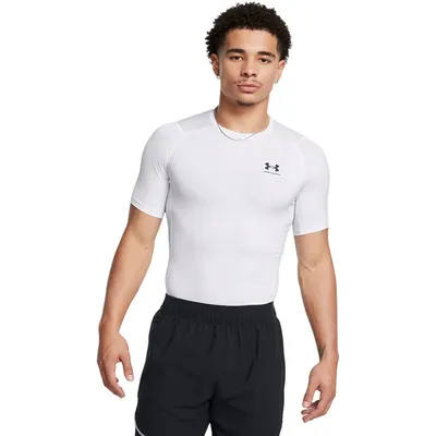 Under Armour HeatGear Armour Comp Kurzarmshirt Herren – WHITE