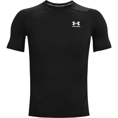 Under Armour HeatGear Armour Comp Kurzarmshirt Herren – Schwarz
