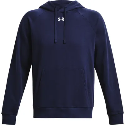Under Armour UA RIVAL FLEECE HOODIE – MIDNIGHT NAVY