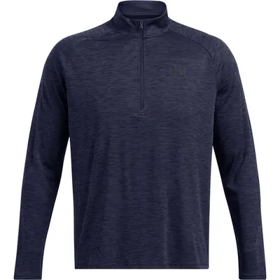 Under Armour UA TECH TEXTURED 1/2 ZIP – MIDNIGHT NAVY