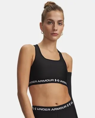 Under Armour CROSSBACK MID BRA – ULTIMATE BLACK