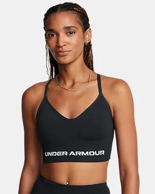 Under Armour VANISH SEAMLESS LOW BRA – BLACK