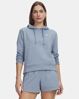 Under Armour SPORT TERRY HOODIE – BLUE WIND