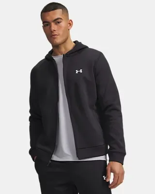 Under Armour UA ARMOUR FLEECE FZ HOODIE – BLACK