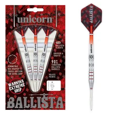Unicorn Ballista Style 3 Tungsten Steel Darts – SILBER