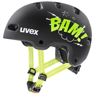 uvex kid 4 style – BAM BLACK-LIME MATT