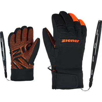 Ziener LANUS AS(R) PR glove junior – Leuchtorange