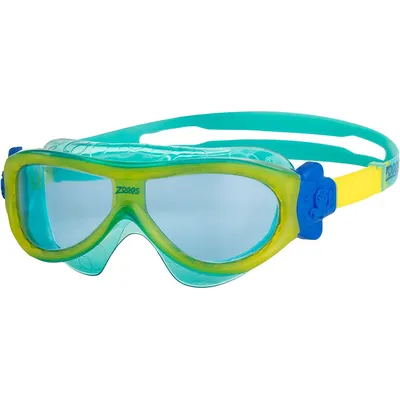 Zoggs Phantom Kids Mask – YELLOW TURQOISE