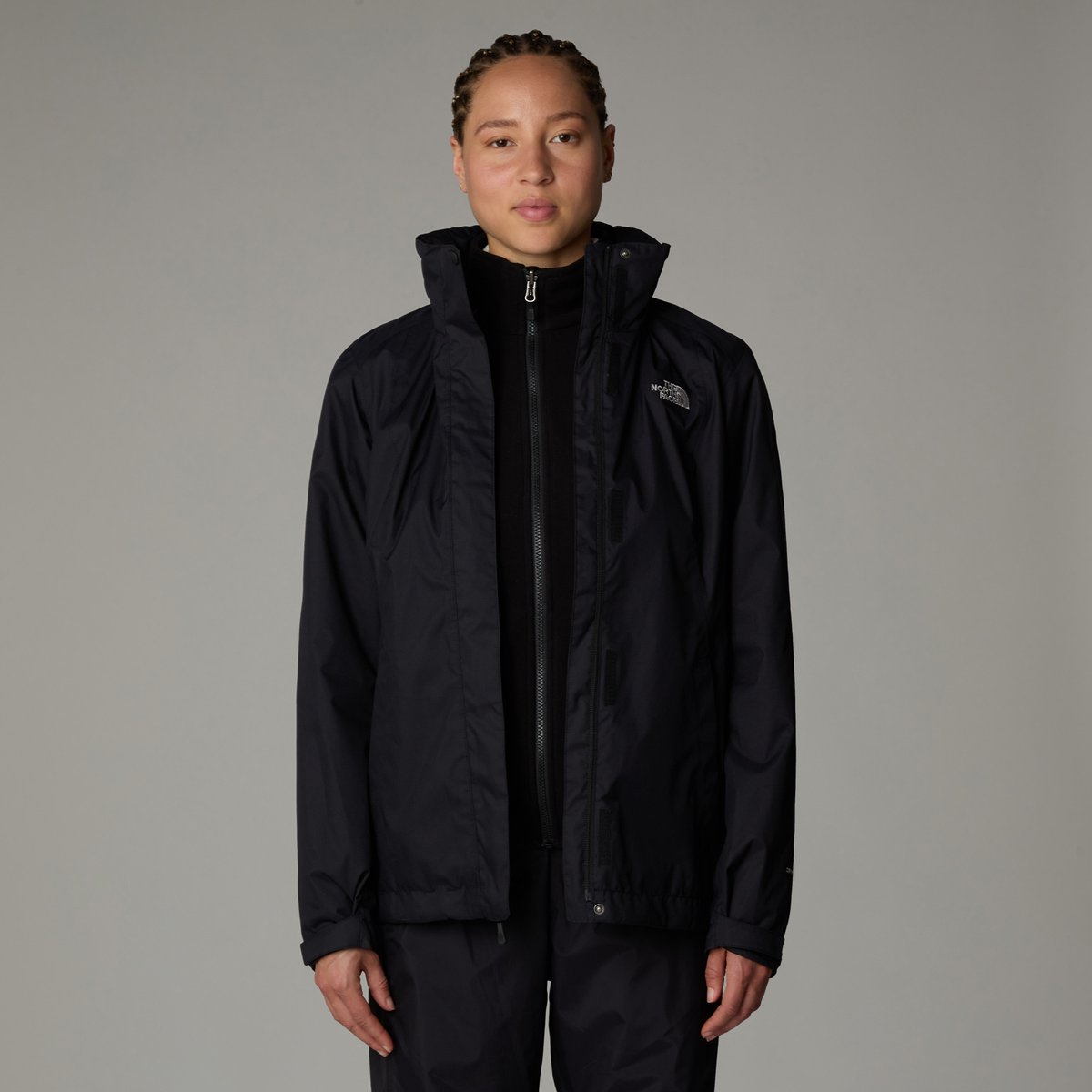 The North Face W EVOLVE II TRI JKT – TNF BLACK/TNF BLACK